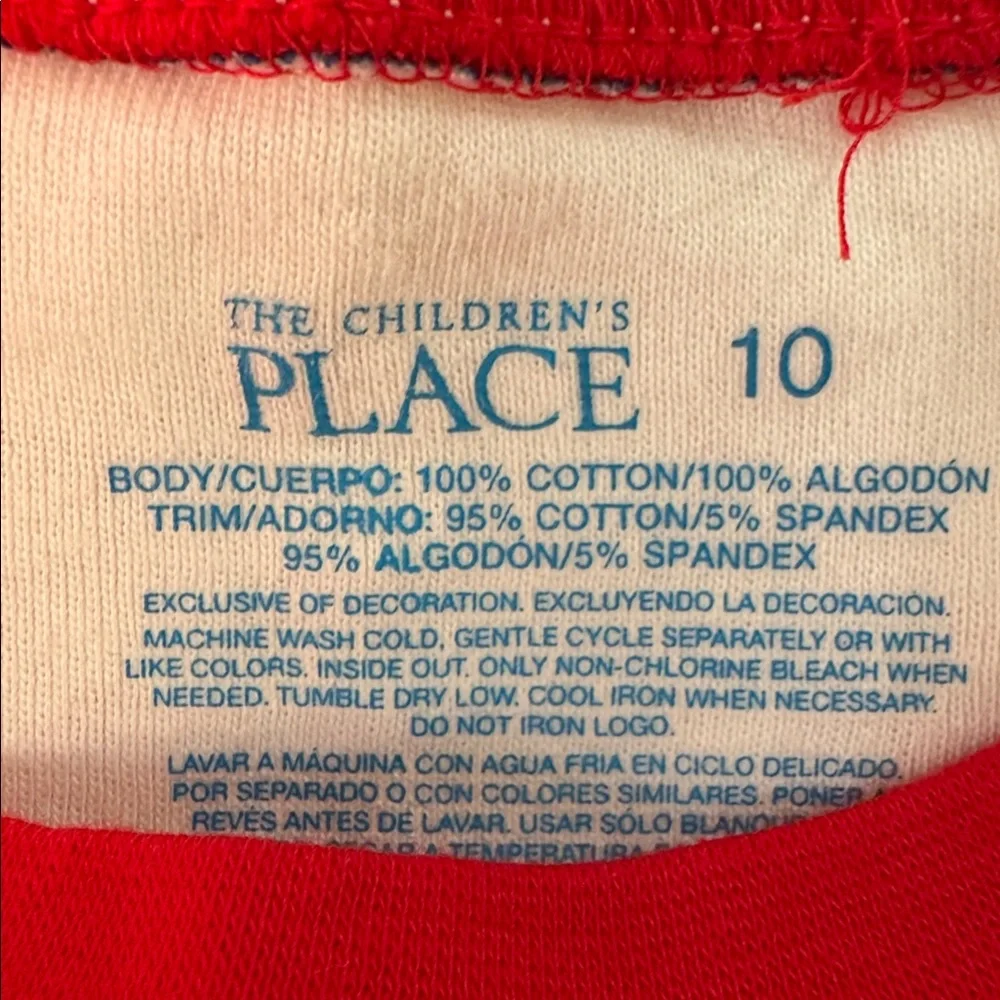The Children's Place Boys cotton Pajama Set Sz 10